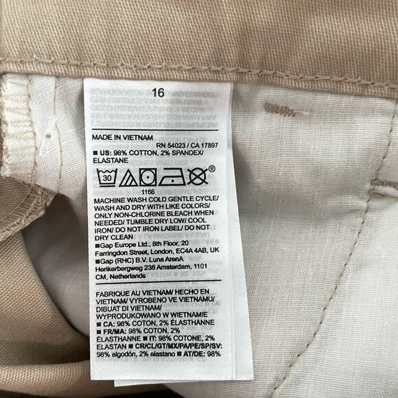 NWT Old Navy Khaki Girls Pants Size 16 Skinny - Picture 7 of 8